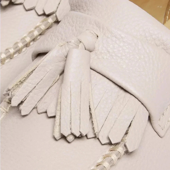 Dr. Martens Adrian Leather Tassle Loafers NWT/NWB | Vintage Taupe - Size 10 - Picture 2 of 14